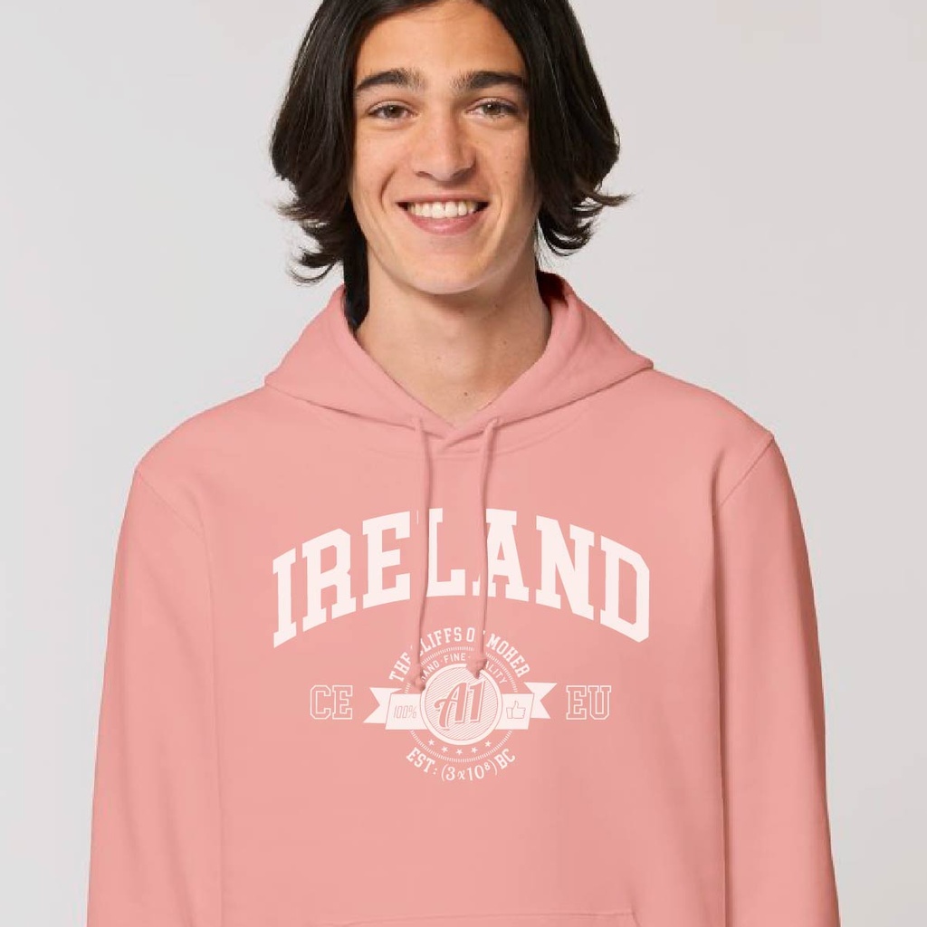 Canyon Pink: Moher A1 Organic Hoody