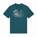 Surfing Puffin Organic Unisex T-Shirt