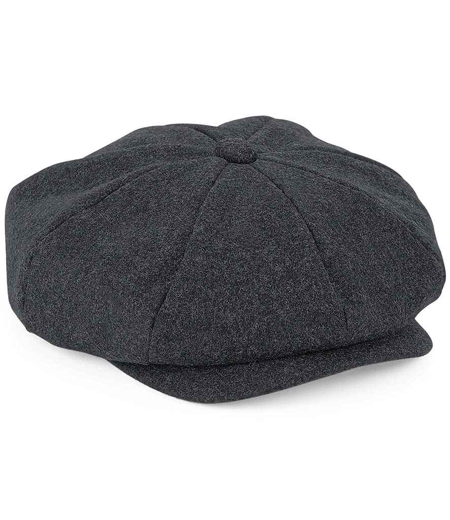 BB629 Melton Wool Baker Boy Cap