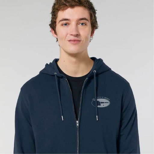 Logobeg Organic/Recycled Zip Hood